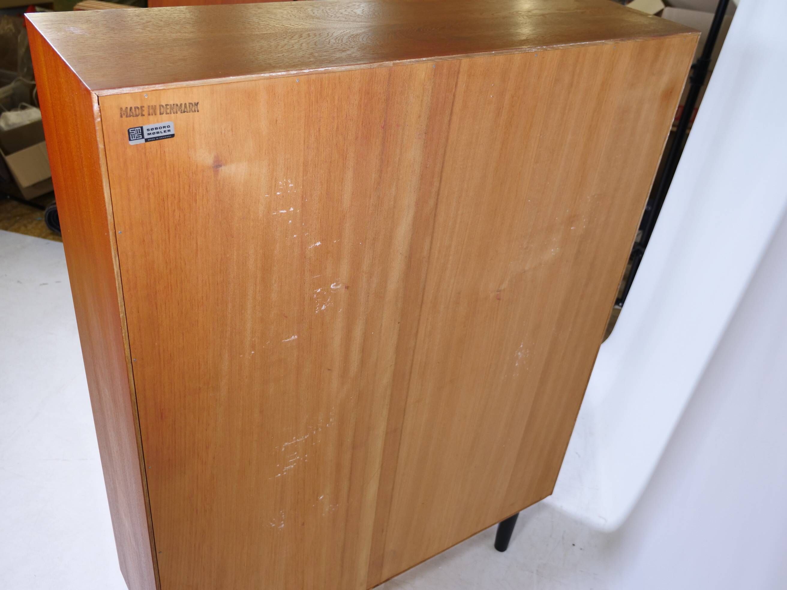 Highboard Cabinet in Teak by Børge Mogensen for Søborg Møbelfabrik, 1960s