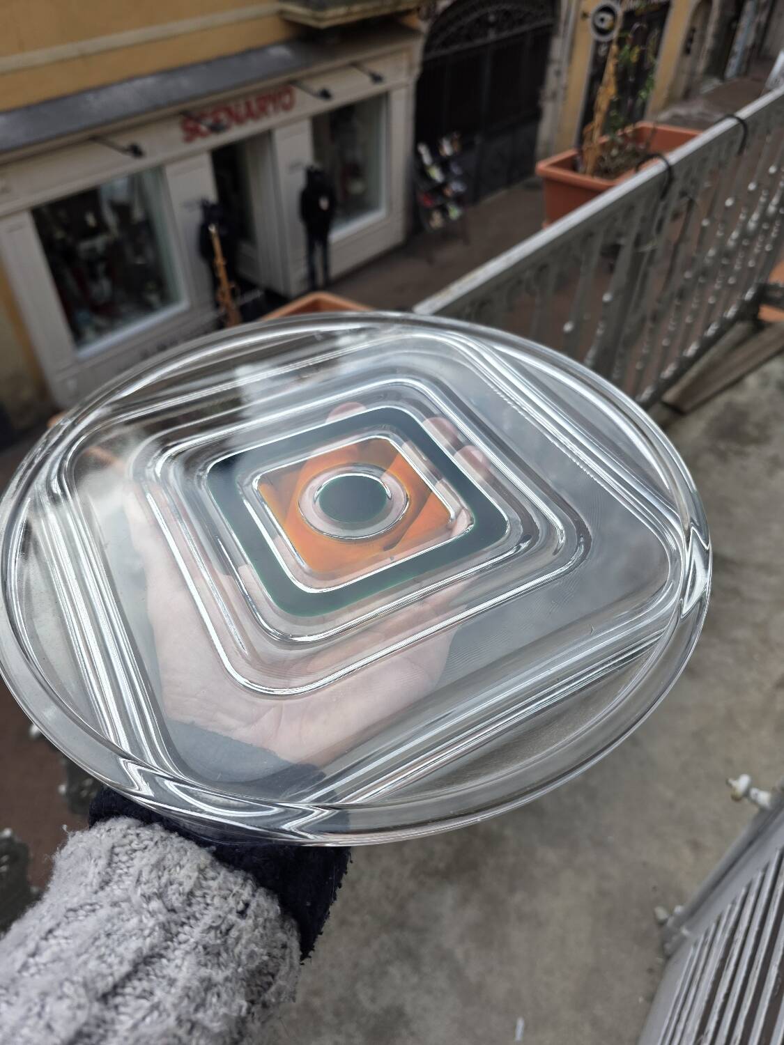 Set of three Walther kristallglas serving dishes from the 60s