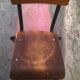 Chaise de petit écolier vintage