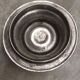 Spice pot or other glass with base and lid in pure tin