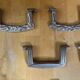 Art Deco Furniture Handles JCR Jean Charles Raymond Chrome Metal Fran