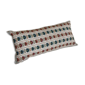 Exceptional cushion in handwoven vintage Greek textile, 1950s–1970s
