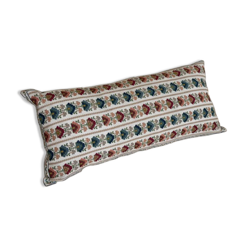 Coussin exceptionnel en textile grec vintage tissé à la main, des années 1950-1970.