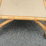 Dessert bar rolling rattan