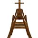 Vintage rocking horse 60s pinewood design minimalist design