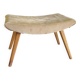 Modernist stool in solid wood - 1950s/60s