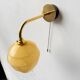 Vintage wall lamp with pull switch