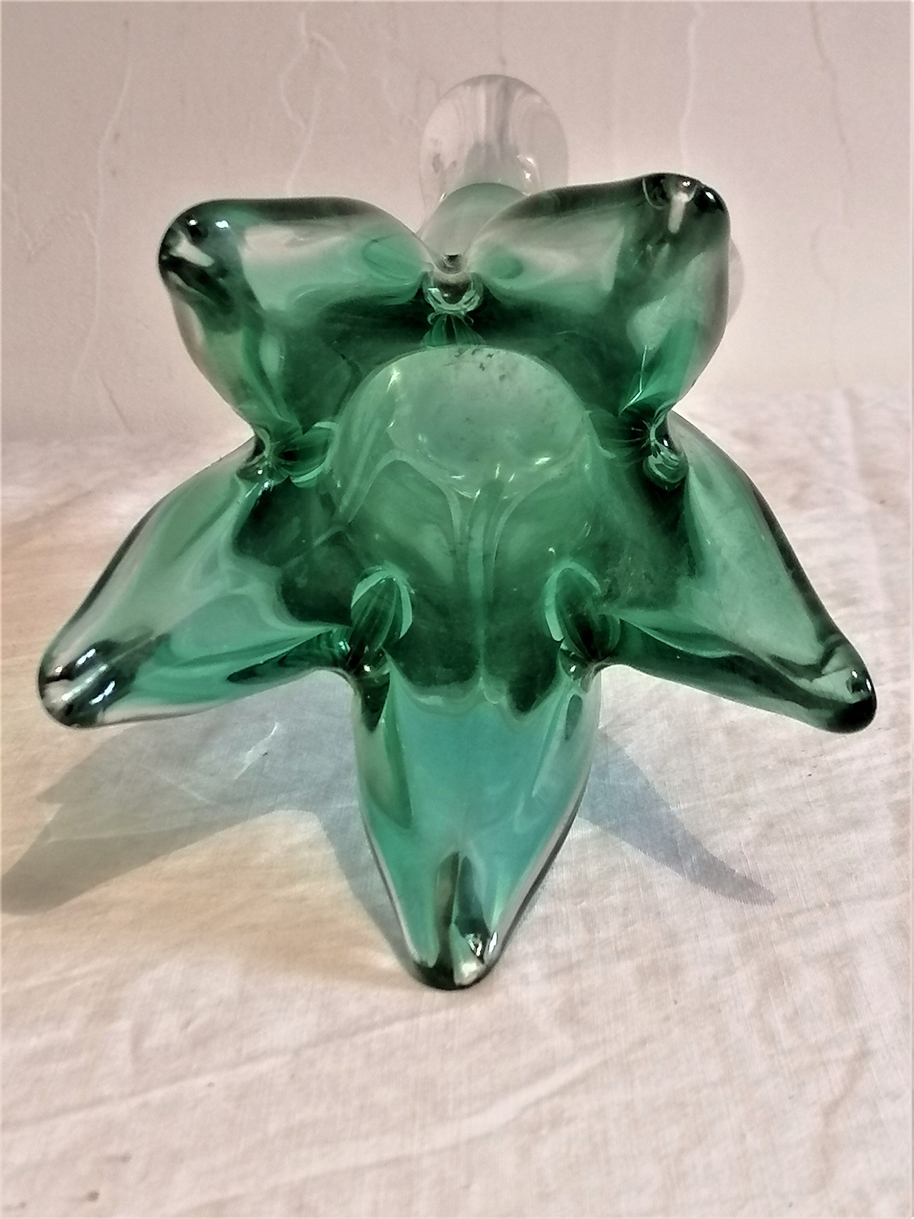 Vintage Murano glass vase from the 60s.