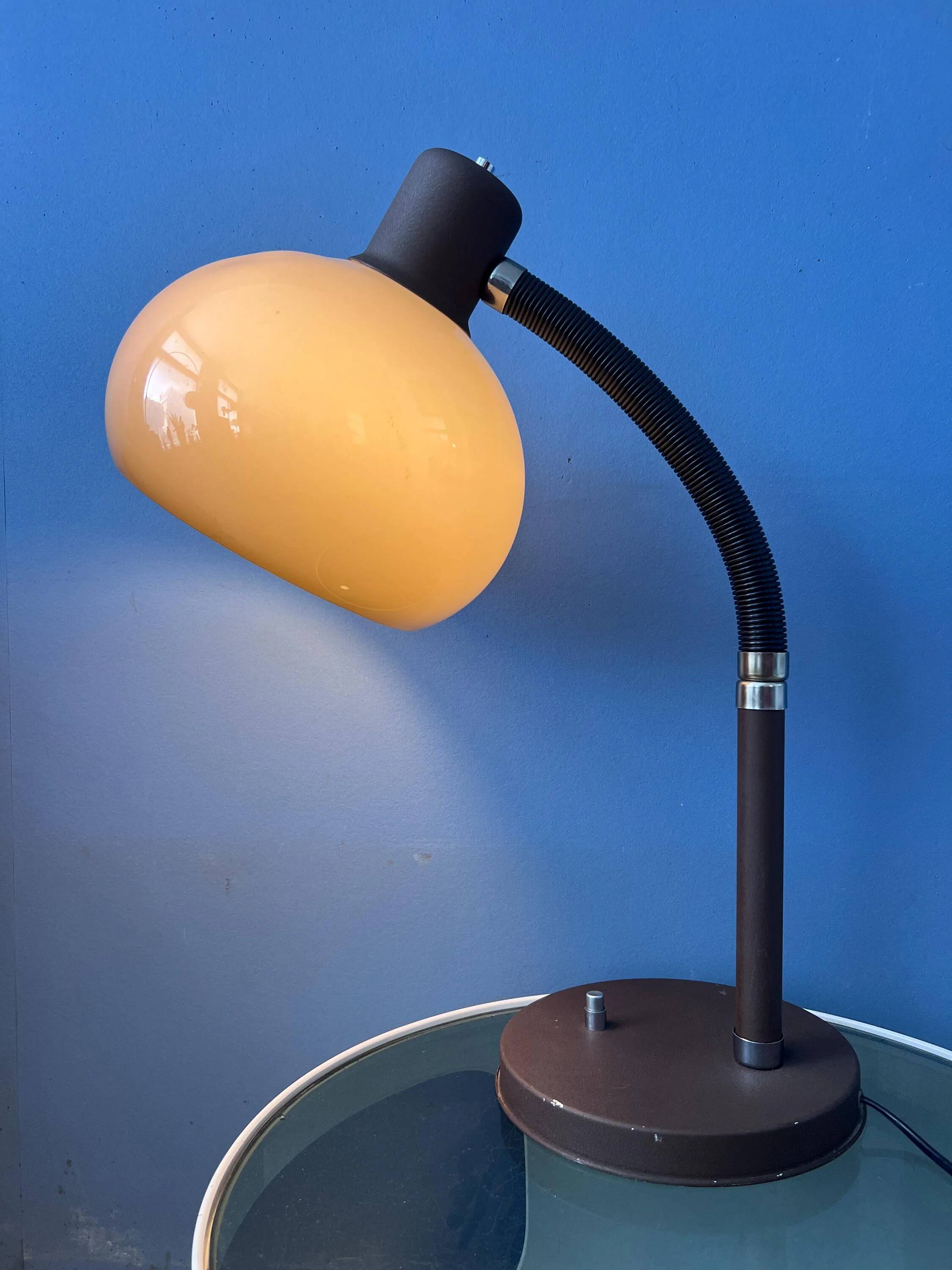 Vintage Herda mushroom table lamp | Mid-century modern bedside lamp | Dutch design