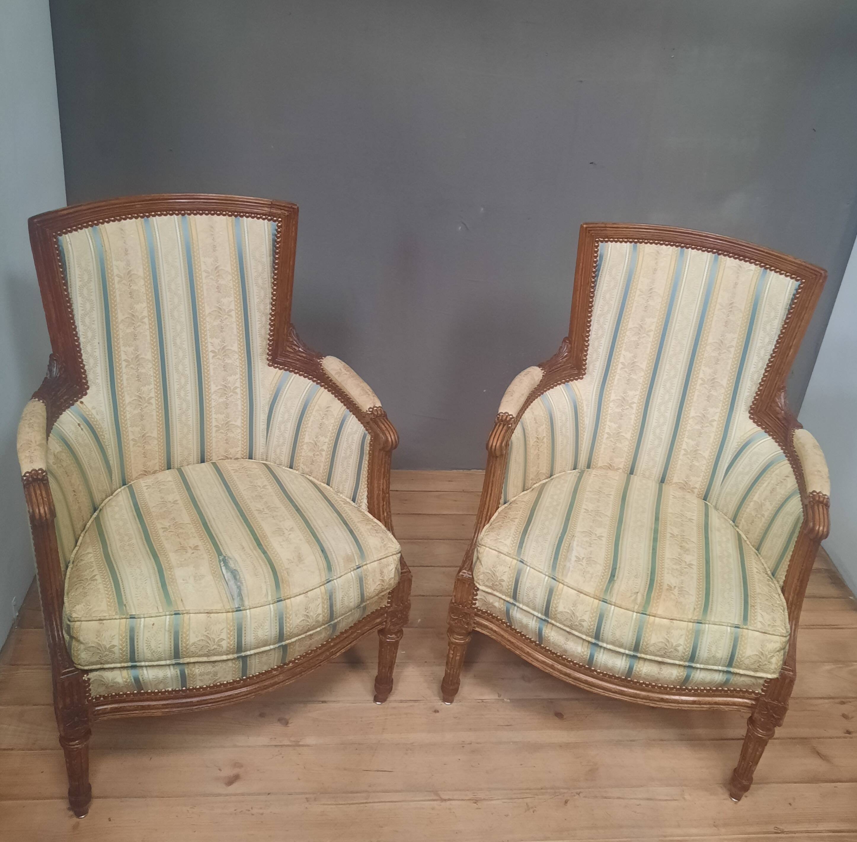 Pair of Louis XVI shepherdesses