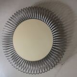 Miroir mural rond Philippe Rogier, design 1970