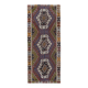 Vintage Turkish kilim, handwoven, 150x363 cm.