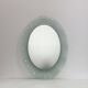 Vintage 1980s Italian Glass Wall Mirror in the style of Nanda Vigo
