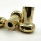 6 small brass candlesticks • Landskrona Mässing • Sweden • Circa 1978