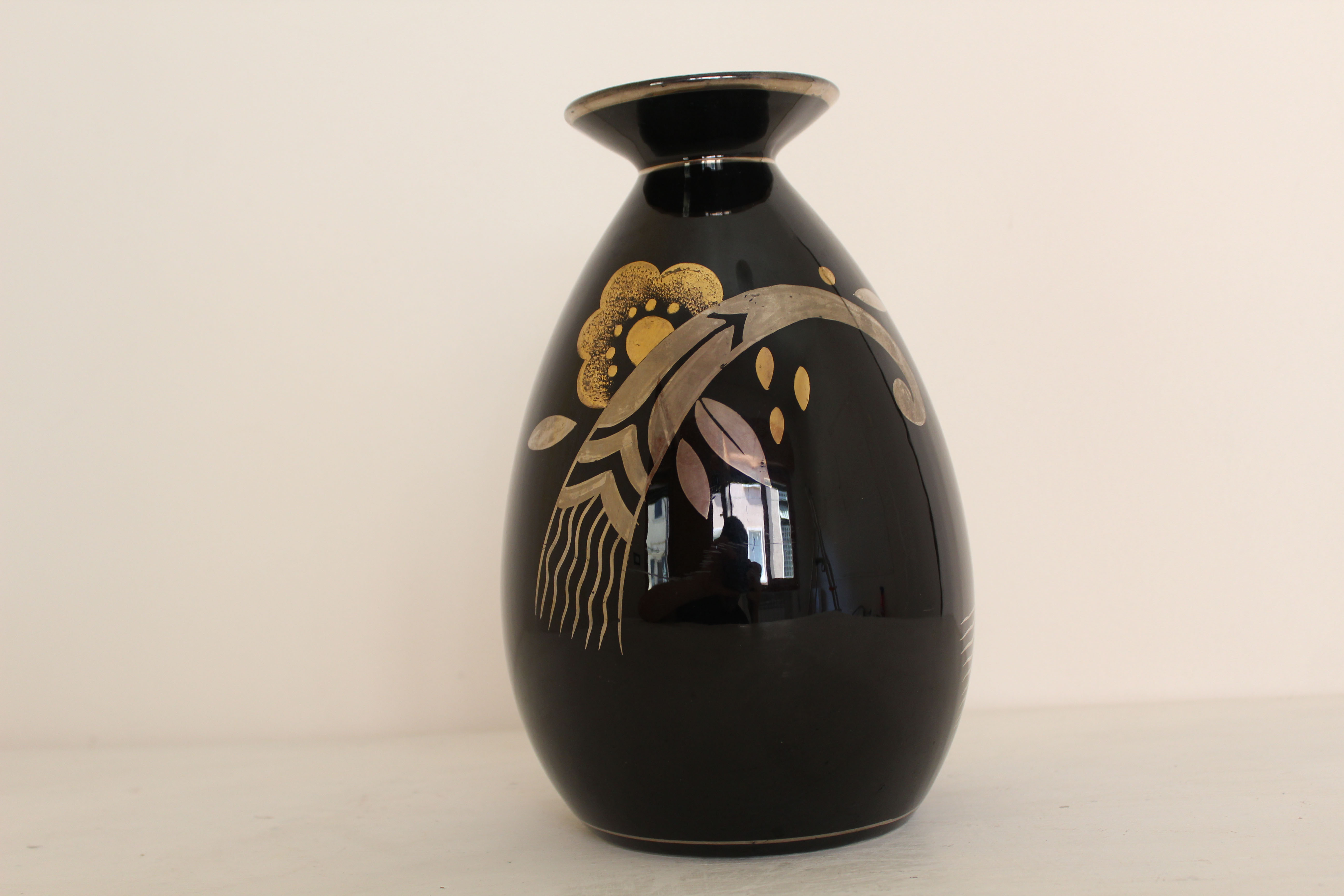 Art deco vases signed Bosh, Made in Belgium "D 1780-945"