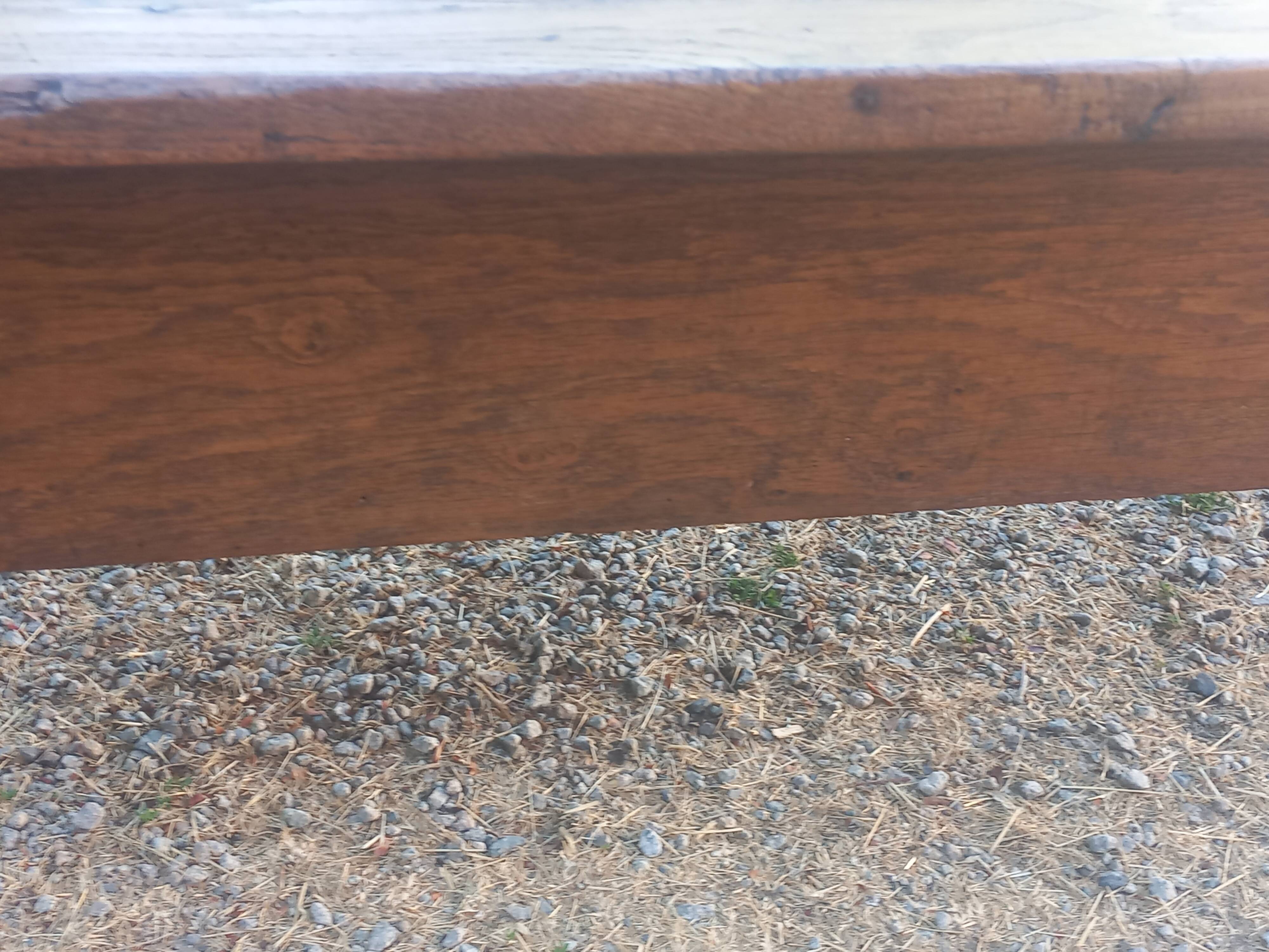 19th-century oak farmhouse coffee table 149cm