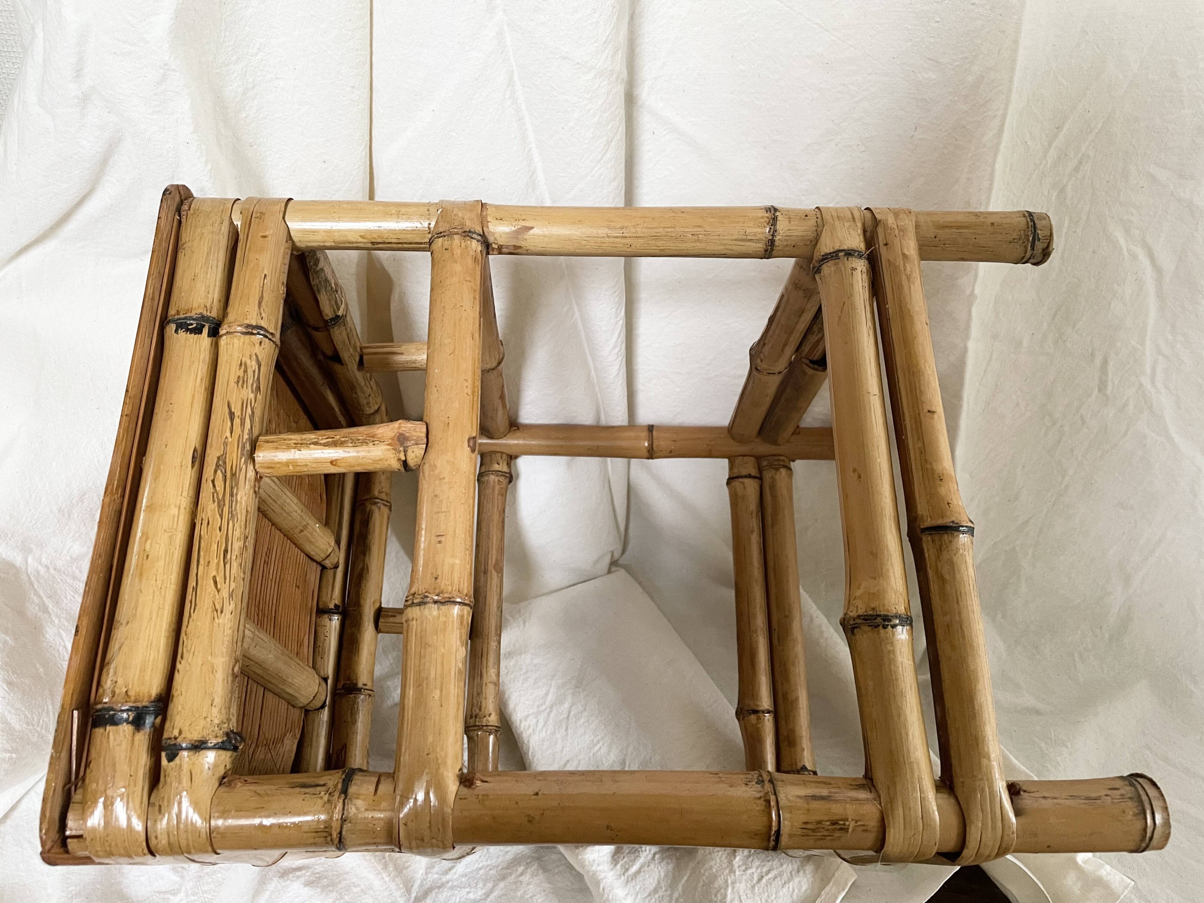 Bamboo stool