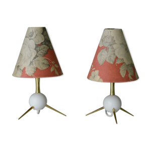 Paire de lampes de table