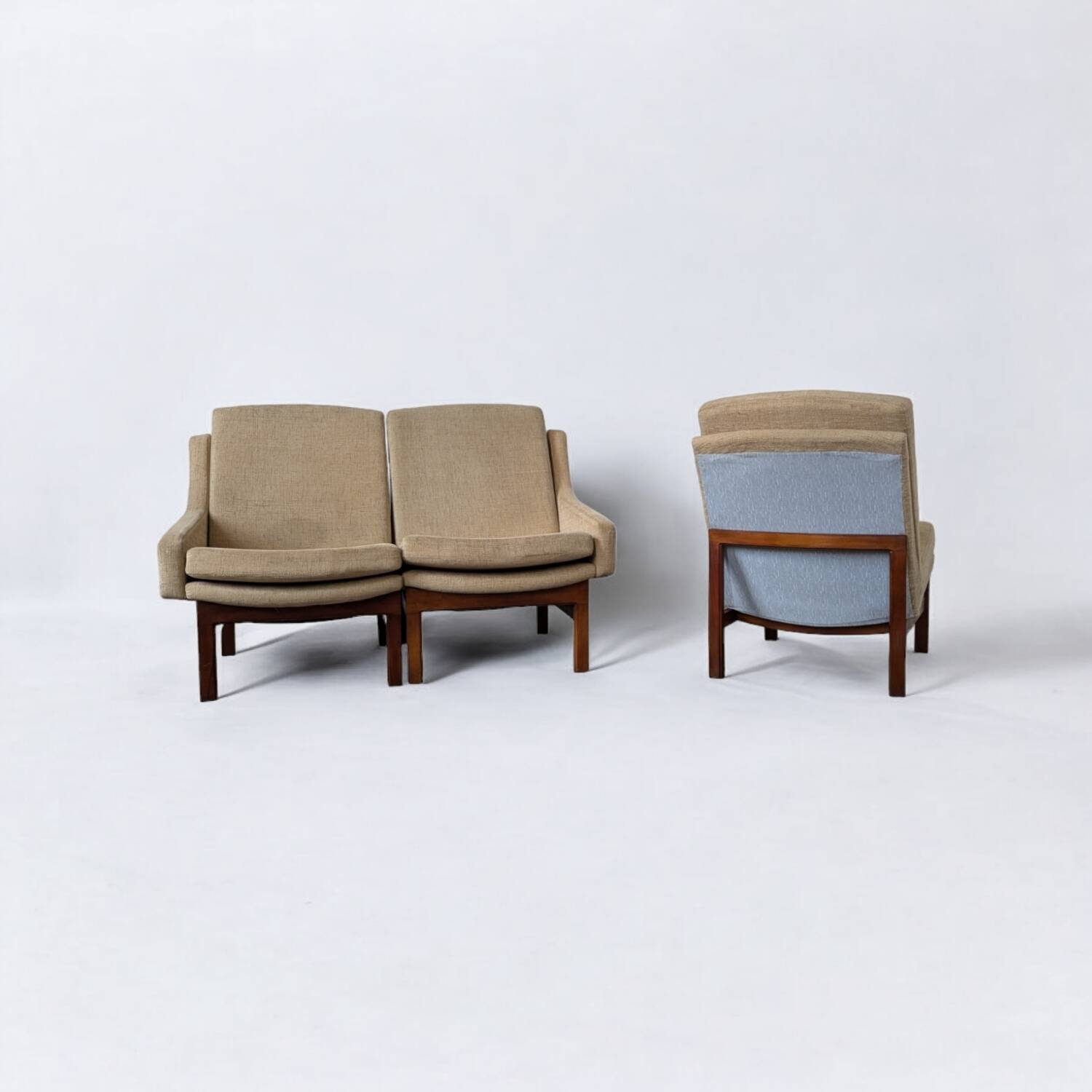 Canapé modulable vintage par Karel Vyčítal pour Dřevotvar Jablonné, 1960