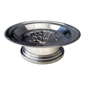 Large butter dish type "Coquillor" in stainless steel