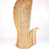 Large rattan “palm” armchair