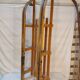 Vintage solid beech sled signed La Hutte - 110 cm