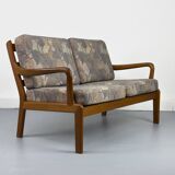 Canapé deux places vintage Senator en teck par L. Olsen, années 1970