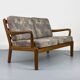 Vintage Two-Seater Senator Sofa in Teak by L. Olsen, 1970s