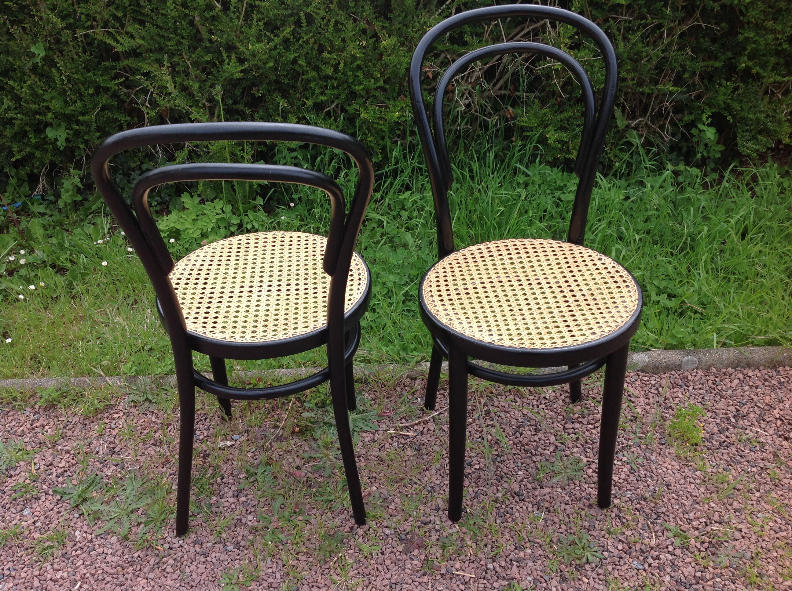 2 bistrot chairs   Thonet, zpm Radomsko
