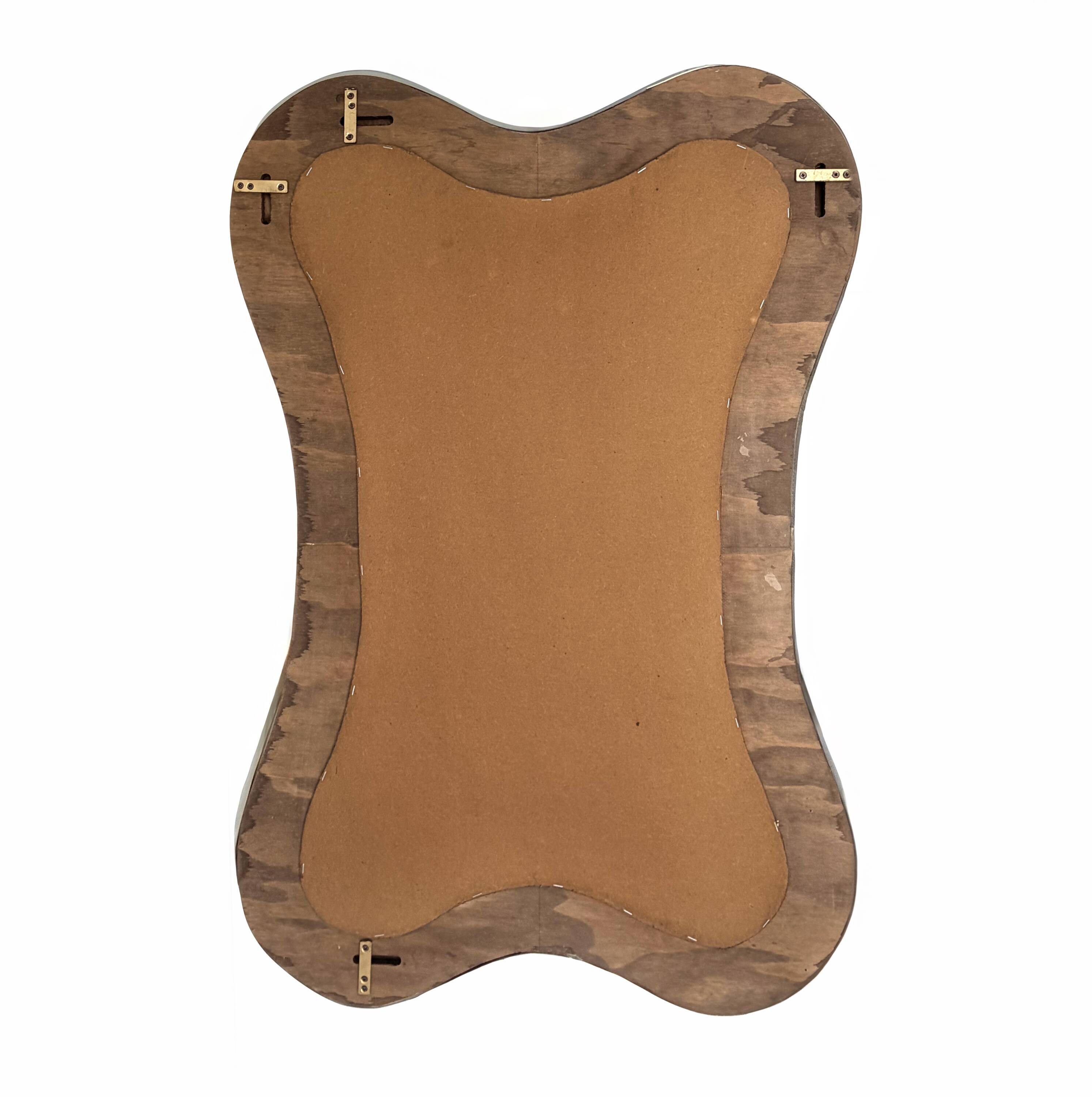 Ondae – Sculptural Mirror in Brass and Murano Glass