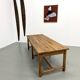 Table de Ferme "Meuble de Métier" en Pin – 8 Tiroirs (L221 cm)