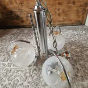 Italian design chandelier from the 1970s.