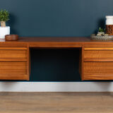 Retro Walnut & Rosewood Younger Desk Dresser By John Herbert