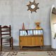 Vintage sideboard with compass feet