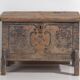 Antique Hand-Painted Wedding Chest (1846) #37