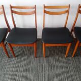 Set of 4 chairs scandinavian 70s