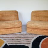 Lot de chauffeuses modulables 2 places en chenille