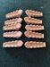 Set of 10 porcelain knife holders