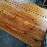 Wooden farm table