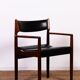 Chaise en palissandre par Kurt Østervig pour KP Møbler