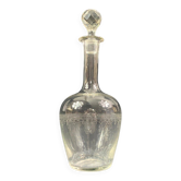Crystal carafe with needle-engraved decoration 19th century Baccarat Saint Louis