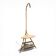 Lampadaire bambou et rotin