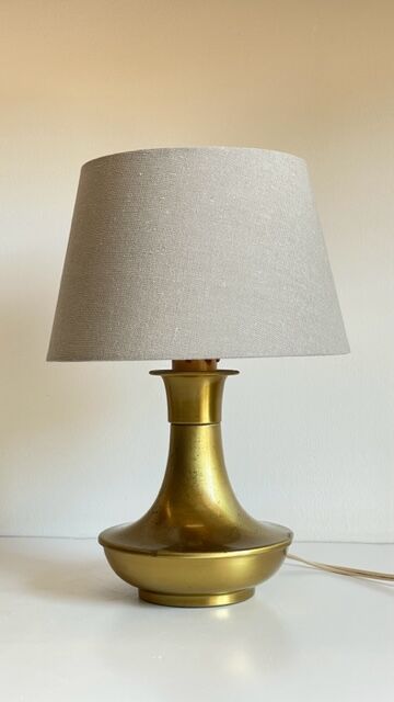 Lampe en laiton vintage