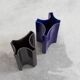 Angelo Mangiarotti, pair of mid-century vases for Fratelli Brambilla, 1960s