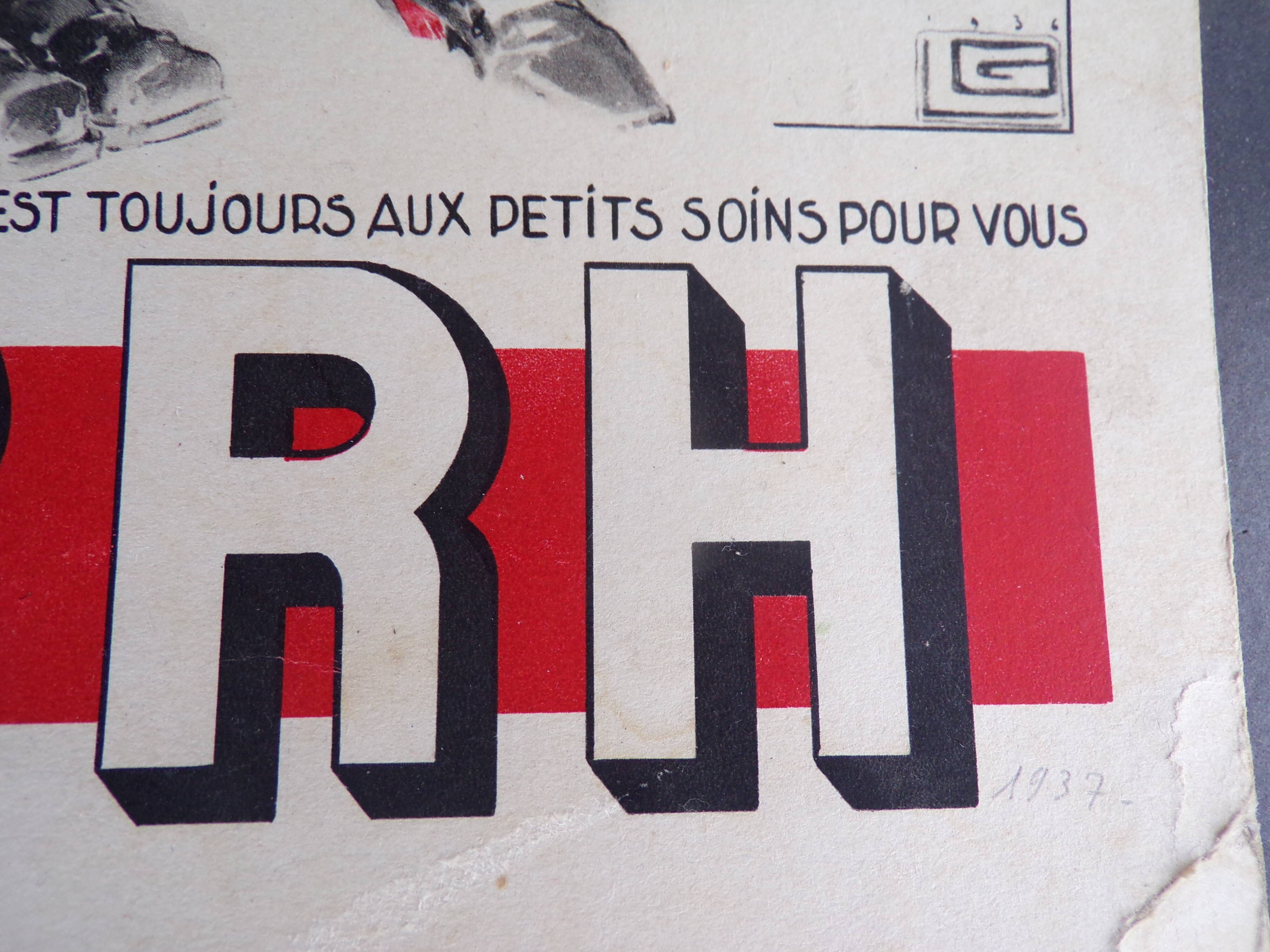 Advertising poster Byrrh 1936