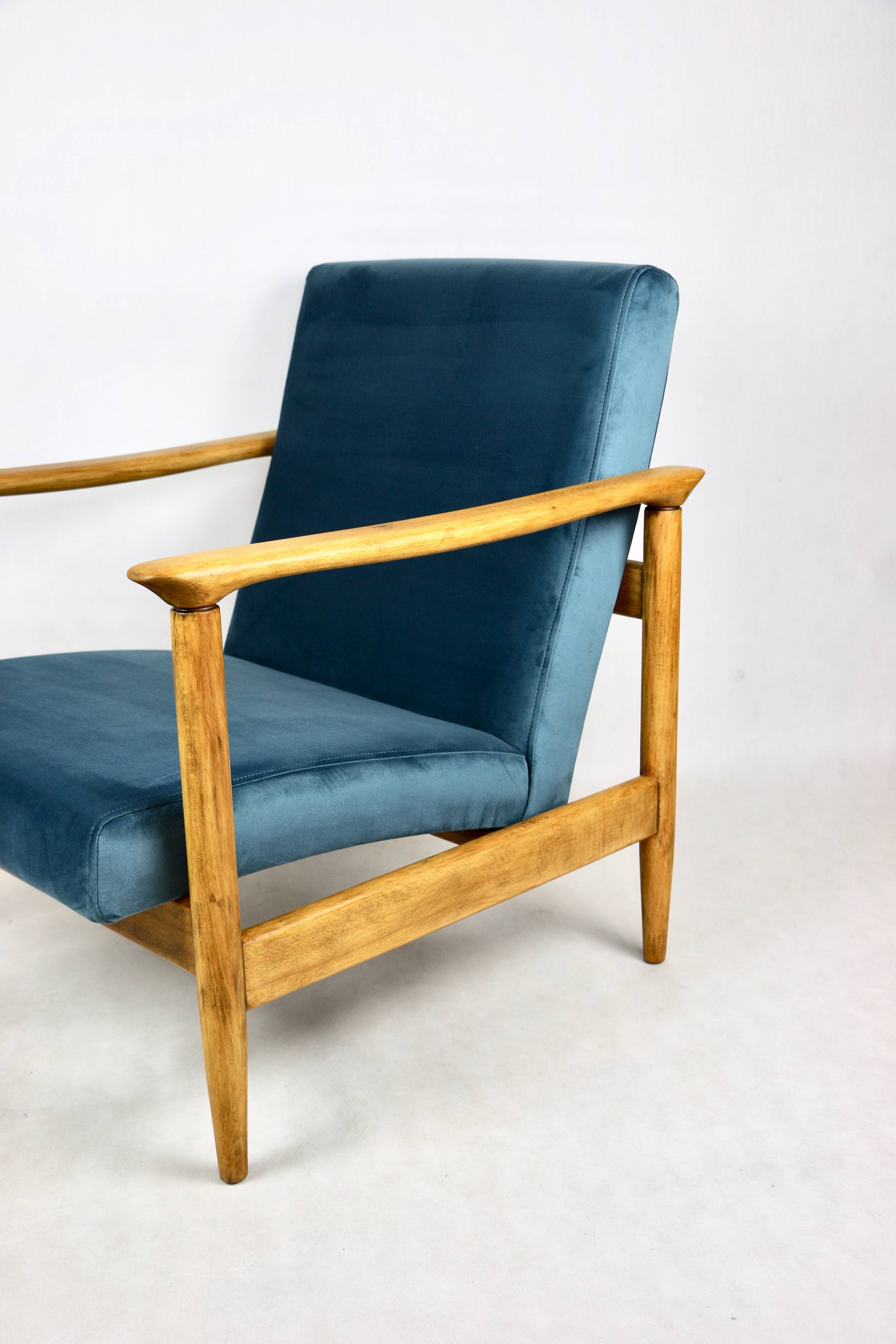 Fauteuil Blue Ocean GFM-142 par Edmund Homa, 1970s
