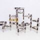 Fritz Nagel's set of 12 candlesticks and 2 cups for BMF