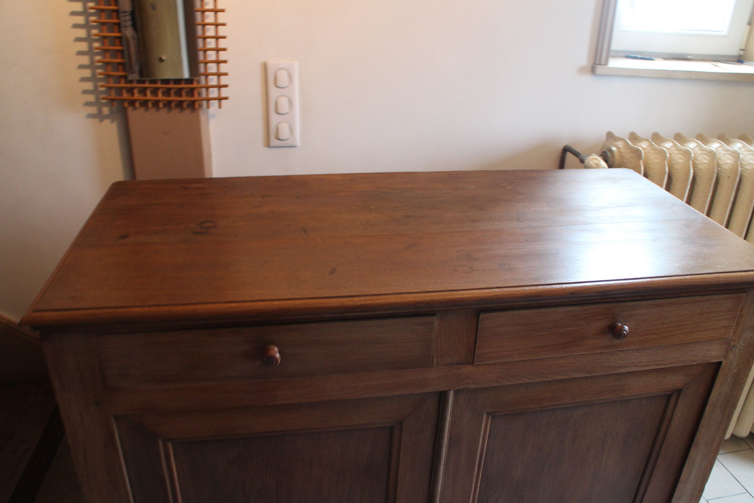 Louis philippe oak sideboard