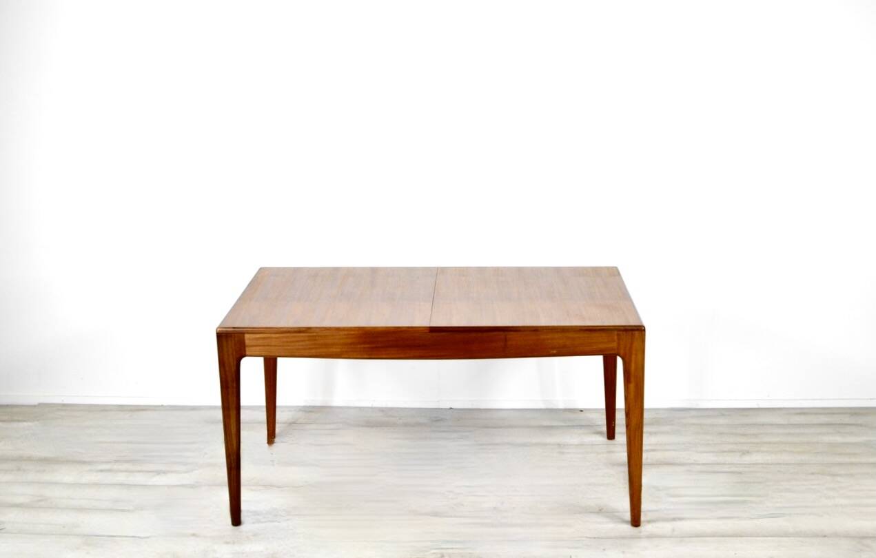 Midcentury Extending Table In Afromosia By A. Younger.