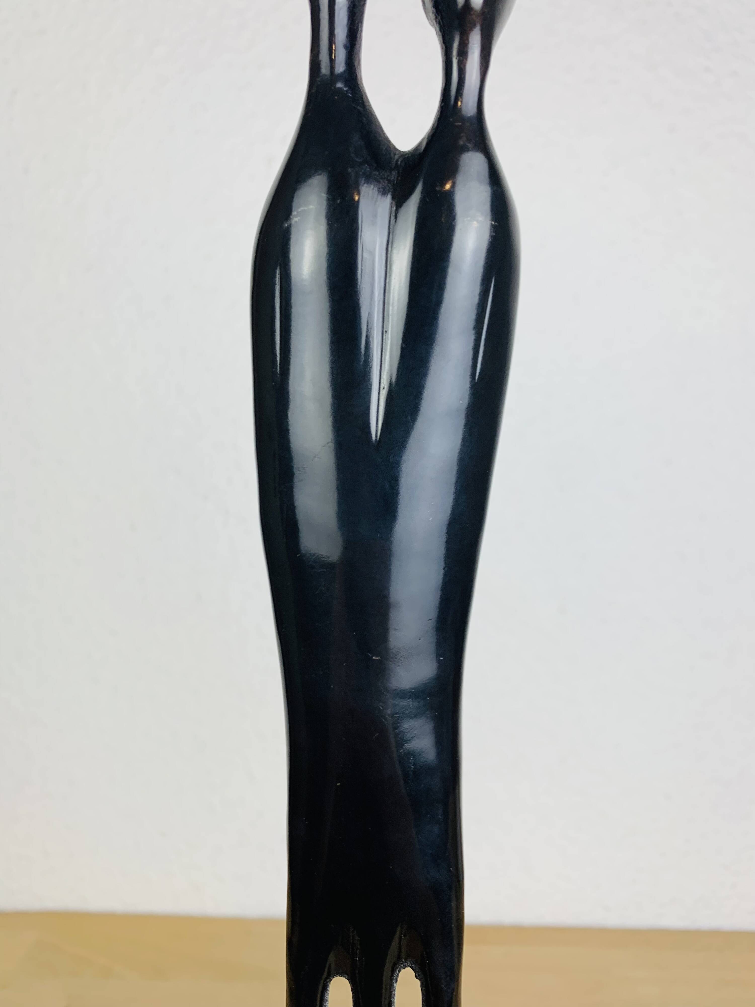 Bronze sculpture by Louise Hederström "Two Become One", Scandinavian